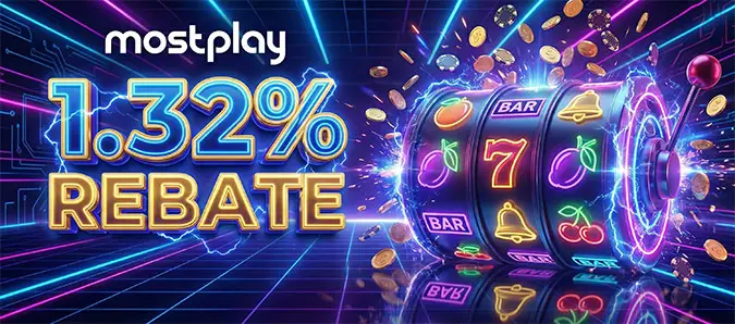 1.32% Real-Time Slot Rebate