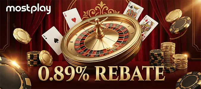 0.89% Real-Time Casino Rebate